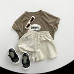 【80-130cm】ショートパンツ キッズ服 レトロ 5色選べる - 画像 (9)