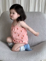 【66-90cm】ロンパース ベビー 韓国風 チューリップ - 画像 (12)