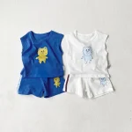 【73-100cm】セットアップ ベビー 熊柄 プリント - 画像 (3)