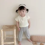 【66-100cm】パンツ ベビー 冷感虫除け シンプル - 画像 (3)