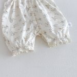 【66-90cm】 オールインワン ベビー フラワー柄 フリル - 画像 (12)