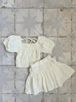 【73-100cm】セットアップ ベビー パフスリーブ スカート - 画像 (22)