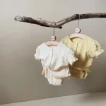 【66-90cm】セットアップ ベビー 韓国風 パフスリーブ - 画像 (3)