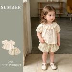 【73-100cm】セットアップ ベビー 可愛い ウサギ ブラウス＆パンツ - 画像 (3)