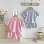 【80-130cm】2点セット 女の子 韓国雰囲気 リボン プリント - 画像 (7)