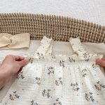 【66-100cm】セットアップ ベビー フラワー柄 クリーム - 画像 (9)