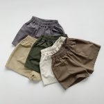 【80-130cm】ショートパンツ キッズ服 レトロ 5色選べる - 画像 (14)