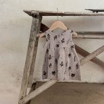 【66-100cm】ワンピース ベビー 小花柄 ノースリーブ - 画像 (11)