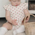 【66-90cm】ロンパース ベビー フレンチスリーブ おしゃれ - 画像 (5)