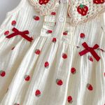 【66-90cm】ロンパース ベビー イチゴ ノースリーブ - 画像 (12)