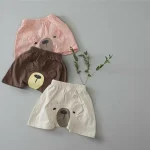 【66-90cm】パンツ or ポロ トップス ベビー 韓国風 ベアーデザイン