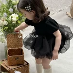【73-110cm】ロンパース シンプル メッシュ おしゃれ - 画像 (5)