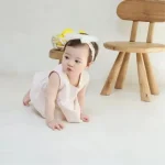 【66-100cm】ロンパース ベビーチェック セットアップ - 画像 (4)