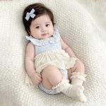 【66-90cm】ロンパース ベビー ブルー フリル 可愛い - 画像 (6)