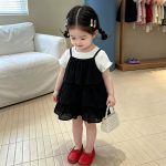 【73-120cm】トップスorドレス ベビー ブラック スリップ - 画像 (3)