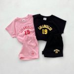 【80-130cm】セットアップ 女の子 ロサンゼルス プリント - 画像 (6)