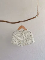 【73-100cm】セットアップ ベビー 肩フリル シンプル - 画像 (18)