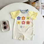 【66-100cm】ロンパース ベビー フラワー トレンド - 画像 (6)