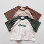 【80-120cm】セットアップ ベビー 英字 プリント 2点セット - 画像 (3)