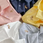 【66-90cm】ロンパース ベビー 犬柄 ポロ シンプル - 画像 (12)
