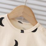 【66-100cm】ロンパース ベビー 月柄 オールインワン - 画像 (9)