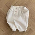 【73-100cm】七分丈パンツ ベビー ストレッチ ウエストゴム - 画像 (3)