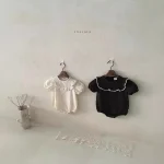 【66-90cm】ロンパースorトップス ベビー 韓国風 フリル襟 - 画像 (6)
