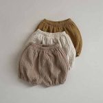 【73-100cm】ショートパンツ ベビー おむつ 対応 モンペ