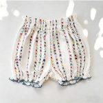 【73-100cm】トップスorショーツ ベビー 花総柄 プリント - 画像 (6)