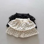 【73-120cm】ショート パンツ ベビー 韓国風 ドット - 画像 (6)
