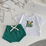 【66-100cm】セットアップ ロンパース ベビー 韓国風 フルーツ柄 - 画像 (32)