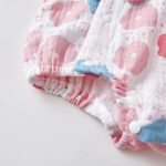 【66-90cm】ロンパース ピンク フラワー リボン ベビー服 - 画像 (13)
