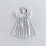 【66-130cm】ロンパースorワンピース ベビー 姉妹服 フリル ストライプ - 画像 (5)