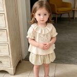 【73-100cm】セットアップ ベビー 可愛い ウサギ ブラウス＆パンツ - 画像 (4)