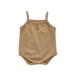 【66-90cm】ロンパース ベビー チェックor小花柄 キャミソール - 画像 (41)