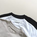 【80-130cm】半袖Tシャツ キッズ服 ベーシック 無地 クルーネック - 画像 (12)