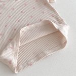 【80-130cm】セットアップ ハートTシャツ&ボーダーショーツセット カジュアル - 画像 (19)