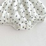 【66-90cm】ロンパース ベビー 蝶結び ドット - 画像 (10)