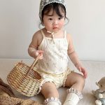 【90-140cm】キャミソールセット 女の子 小花柄 ルームウェア - 画像 (3)