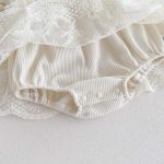 【66-90cm】ロンパース ベビー ワッフル チュール - 画像 (10)