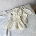 【73-100cm】セットアップ ベビー パフスリーブ スカート - 画像 (26)