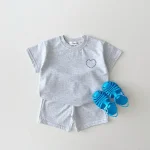 【73-100cm】セットアップ ベビー ハート英字 スポーツ - 画像 (9)