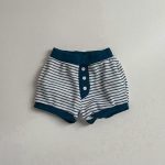 【73-100cm】セットアップ ベビー ボーダーキャミソール&ショートパンツ - 画像 (16)