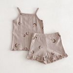 【90-140cm】キャミソールセット 女の子 小花柄 ルームウェア - 画像 (19)