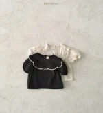 【66-90cm】ロンパースorトップス ベビー 韓国風 フリル襟 - 画像 (14)