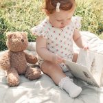 【66-90cm】ロンパース ベビー フレンチスリーブ おしゃれ - 画像 (4)