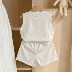 【80-130cm】セットアップ キッズ服 スポーツ ウェアベスト&ショートパン2点セット - 画像 (20)