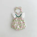 【66-120cm】ロンパースor セットアップ ベビー チューリップ - 画像 (13)