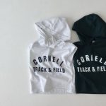 【80-130cm】セットアップ 女の子 ボーイッシュ プリント パーカー&ショートパンツ - 画像 (4)