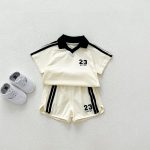 【80-130cm】セットアップ ベビー スポーティー 23ロゴ - 画像 (7)